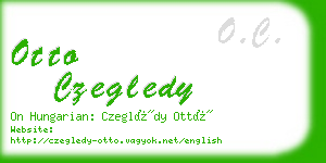 otto czegledy business card